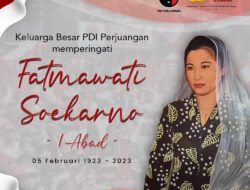 PDI Perjuangan Adakan Peringatan Harlah Fatmawati Sang Penjahit Merah Putih