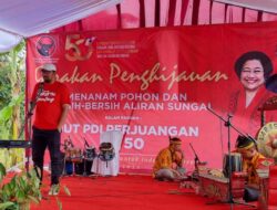 Tanam Pohon dan Bersihkan Sungai, DPC Banyuwangi: Implementasi ‘Politik Hijau’ Ibu Mega