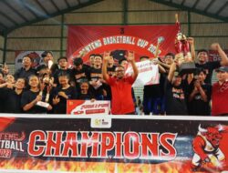 Turnamen Banteng Basketball Cup 2023 Meriah dan Sukses, Masyarakat Apresiasi PDI Perjuangan Banyuwangi