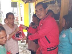 Terus Bergerak, Kader PDI Perjuangan, Heksa Sudarmadi Salurkan Bantuan Sembako ke Masyarakat
