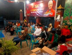 Tiga Bacaleg PDI Perjuangan Dapil VI Banyuwangi Gelar Nobar