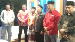 Ketua DPRD Banyuwangi,I Made Cahyana Negara (dua dari kiri) saat serap aspirasi di Desa Bangunsari Kecamtan Songgon